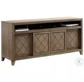 Cypress Point Natural Driftwood Gray Fairbanks TV Stand