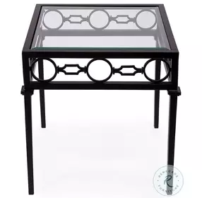 Southport Black Outdoor End Table