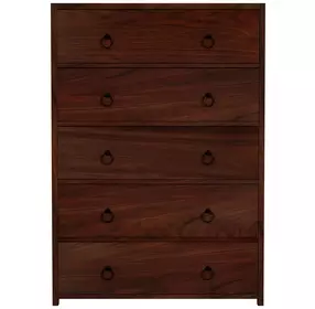 Lark Medium Brown 36" 5 Drawer Chest