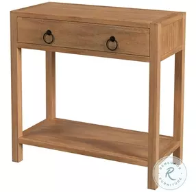 Lark neutral Mango 1 Drawer Nightstand