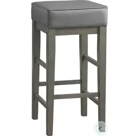 Pittsville Antique Gray Pub Height Stool Set Of 2
