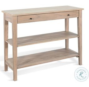 Sagewyn Natural Small 42" Rectangular Console Table