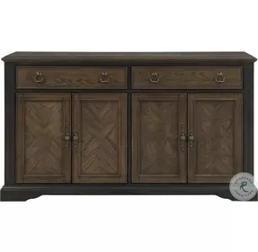 Stonington Brown And Charcoal Brown Server
