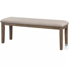 Armhurst Gray Brown Bench