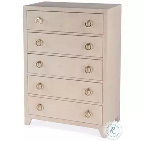 Bar Harbor neutral Raffia Dresser