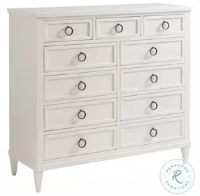 Ocean Breeze Shell White Pinecrest Gentlemans Chest