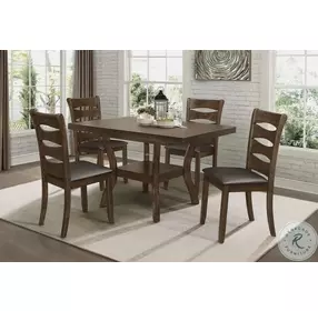 Darla Brown Extendable Dining Room Set