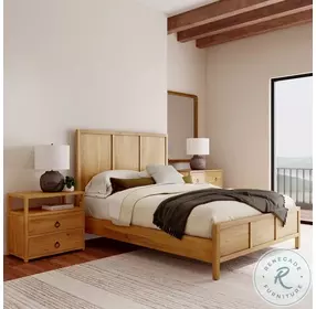 Lark Light Brown Platform Bedroom Set