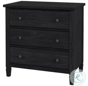 Flagstaff Washed Black 3 Drawer Dresser