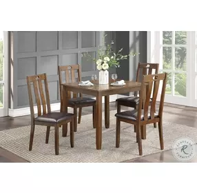 Weston Brown 5 Piece Pack Dining Set
