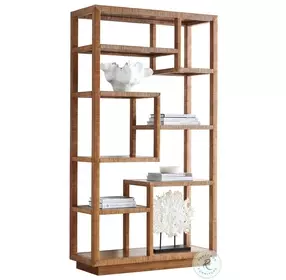 Palm Desert Sundrenched Sierra Bryce Raffia Etagere