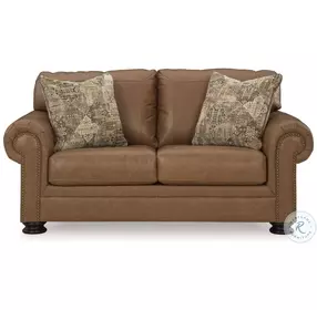 Carianna Caramel Loveseat