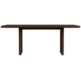 Halmstad Brown 74" Rectangular Panel Dining Table
