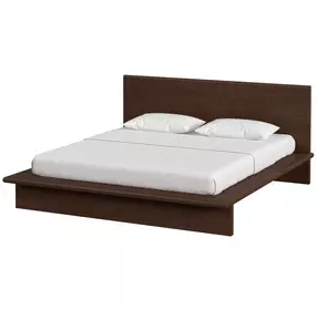 Halmstad Brown King Platform Bed