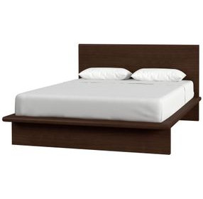 Halmstad Brown Platform Bed