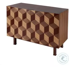 Stefan Brown 2 Door Storage Cabinet