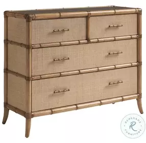 Key Biscayne Light Driftwood Dolphin Cay Hall Chest