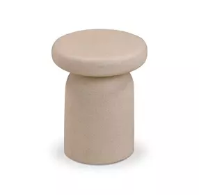 Lydia Cream Outdoor Round Side Table