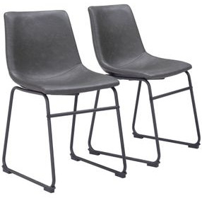 Smart Charcoal Dining Chair Set Of 2