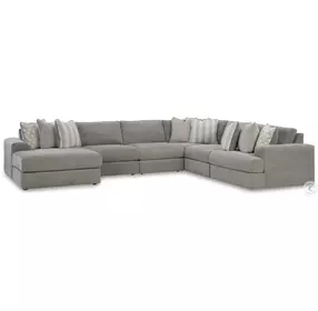 Avaliyah Ash Modular 6 Piece LAF Chaise Sectional