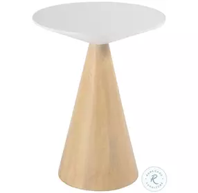 Via Natural Round Side Table