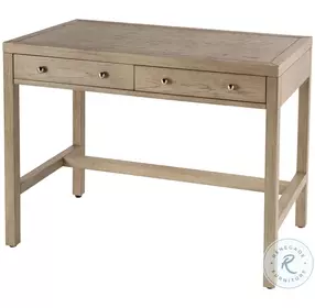 Nora Light Oak 2 Drawer Writing Desk