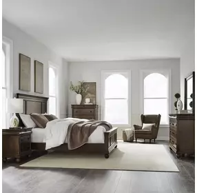Rustic Traditions Rustic Cherry Panel Bedroom Set