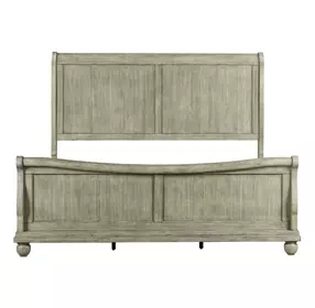 Rustic Traditions Saddle Tan California King Sleigh Bed