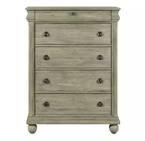 Rustic Traditions Saddle Tan 5 Drawer Chest