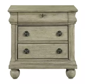 Rustic Traditions Saddle Tan 3 Drawer Nightstand