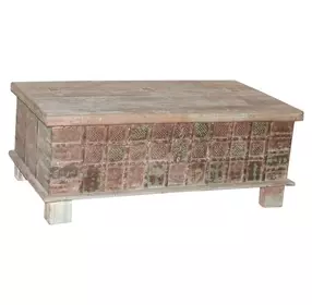 Reclaimed Brown Rectangular Coffee Table