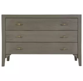 Rockport Warm Gray 3 Drawer Dresser