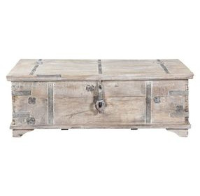 Alta Antique White 59" Coffee Table