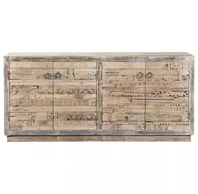 Alta Butterwood Blend 4 Door Accent Cabinet