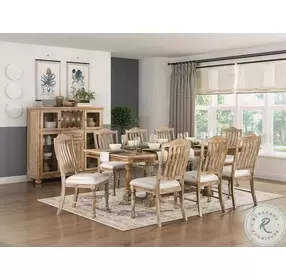 Weatherford Wheat Extendable Dining Room Set