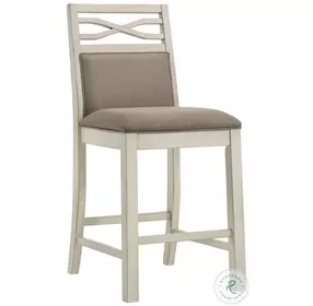 Maribelle Gray Counter Height Chair Set of 2