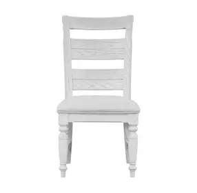 Clover Ridge Whitewash Ladder Back Side Chair Set of 2