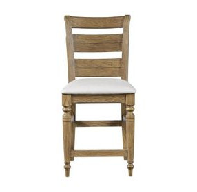 Clover Ridge Carmel Ladder Back Counter Stool Set of 2