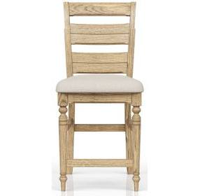 Clover Ridge Carmel Ladder Back Counter Stool Set of 2