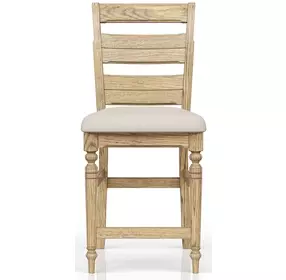 Clover Ridge Carmel Ladder Back Counter Stool Set of 2