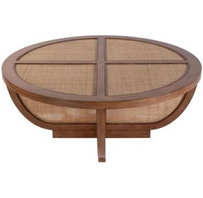 Bali Breeze Brown 42" Round Coffee Table