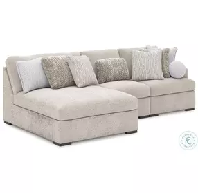 Snodoodle Arctic 3 Piece Sectional with Armless Chaise