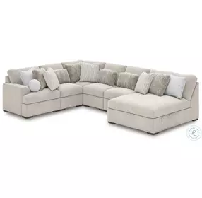 Snodoodle Arctic 6 Piece Sectional with Armless Chaise