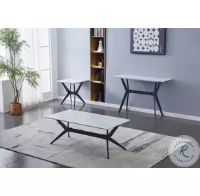 Brixley Black And White Occasional Table Set