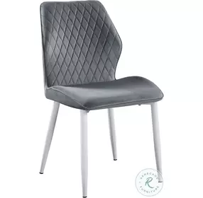 Hollis Dark Gray Side Chair Set Of 2