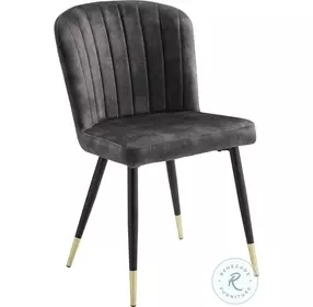 Clemente Charcoal Side Chair Set Of 2