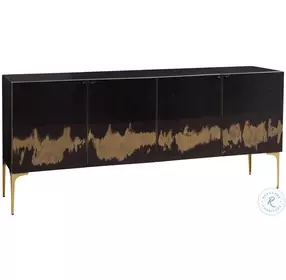 Kali Black And Acid Washed Sideboard