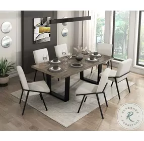 Rochelle Gray Dining Room Set