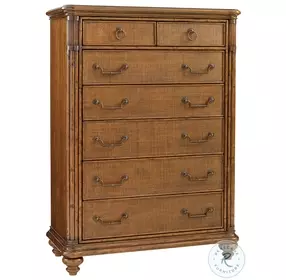 Bali Hai Aged Chestnut Brown Tobago Drawer Chest