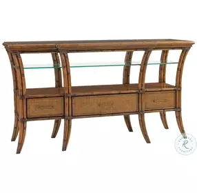Bali Hai Aged Chestnut Brown Oyster Reef Sideboard